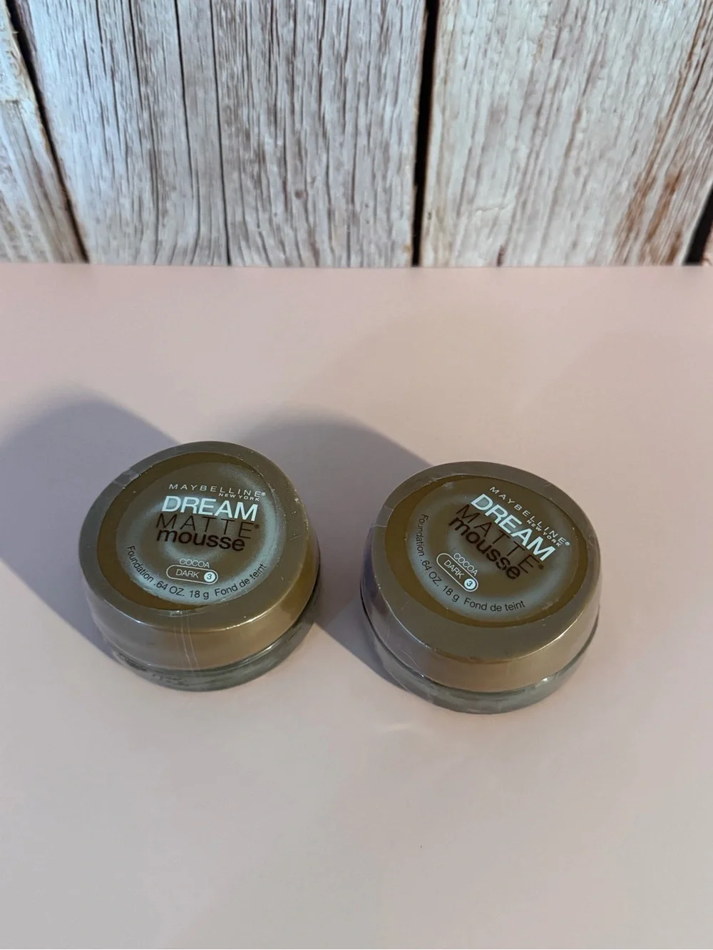 Maybelline Dream Mousse Matte Foundation Sealed 2 Pack Dark Cocoa